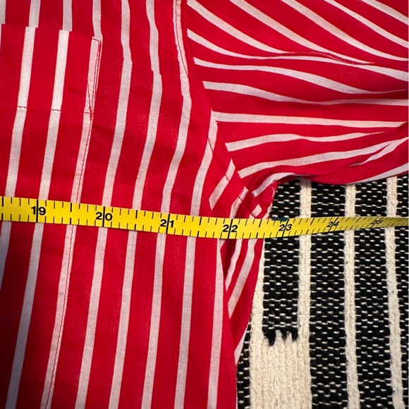 J. Crew • NWT • Cotton voile beach shirt in stripe - Picture 11 of 13